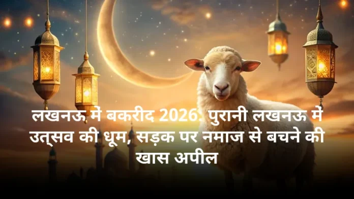 लखनऊ में बकरीद 2026: पुरानी लखनऊ में उत्सव की धूम, सड़क पर नमाज से बचने की खास अपील