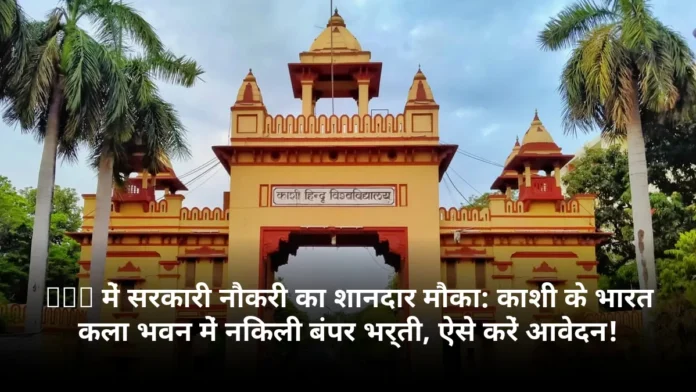 BHU में सरकारी नौकरी का शानदार मौका: काशी के भारत कला भवन में निकली बंपर भर्ती, ऐसे करें आवेदन!