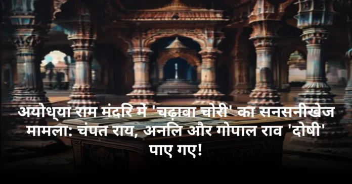 अयोध्या राम मंदिर में 'चढ़ावा चोरी' का सनसनीखेज मामला: चंपत राय, अनिल और गोपाल राव 'दोषी' पाए गए!