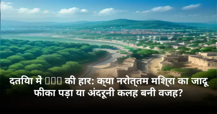 दतिया में BJP की हार: क्या नरोत्तम मिश्रा का जादू फीका पड़ा या अंदरूनी कलह बनी वजह?